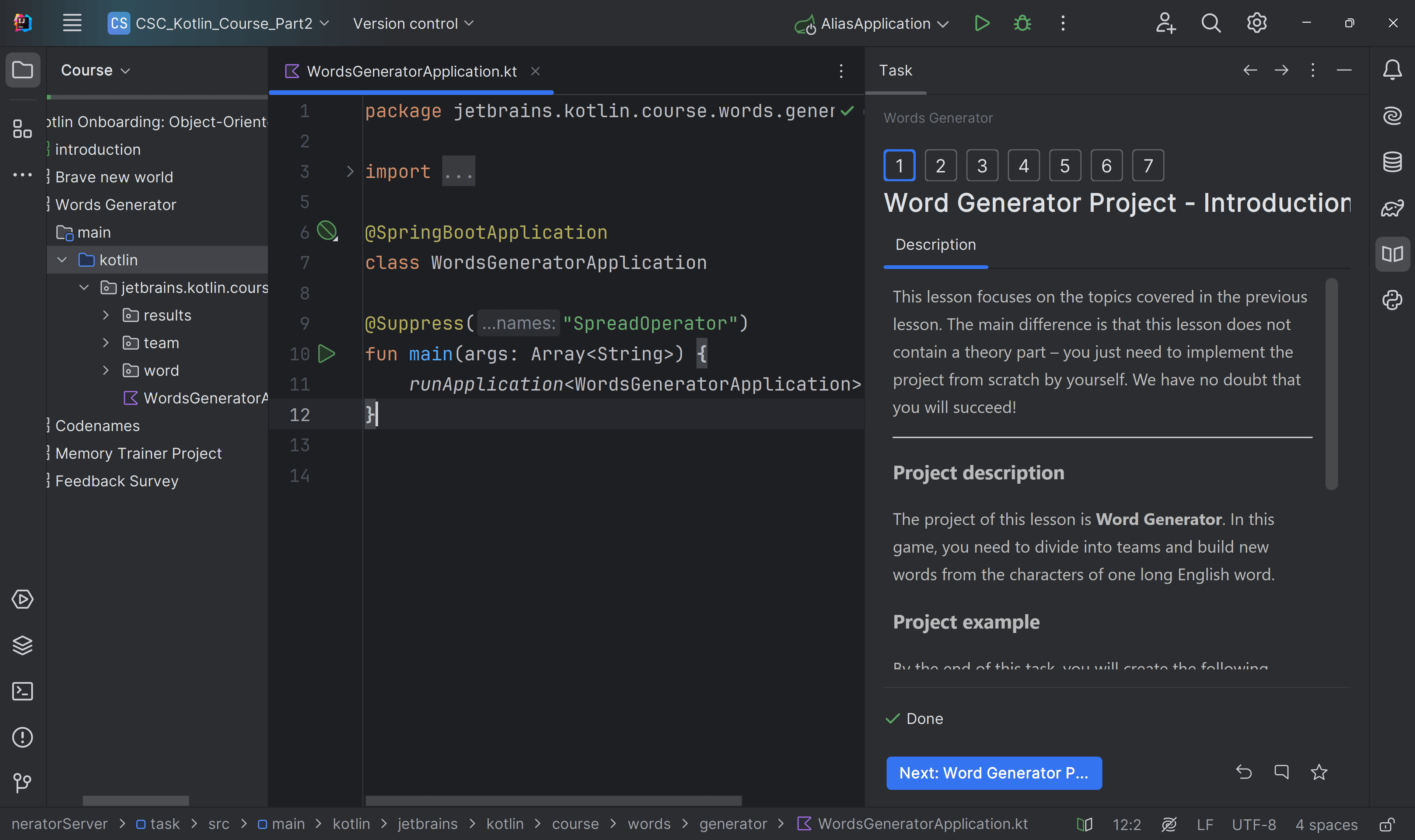 Focused learning (Python)
