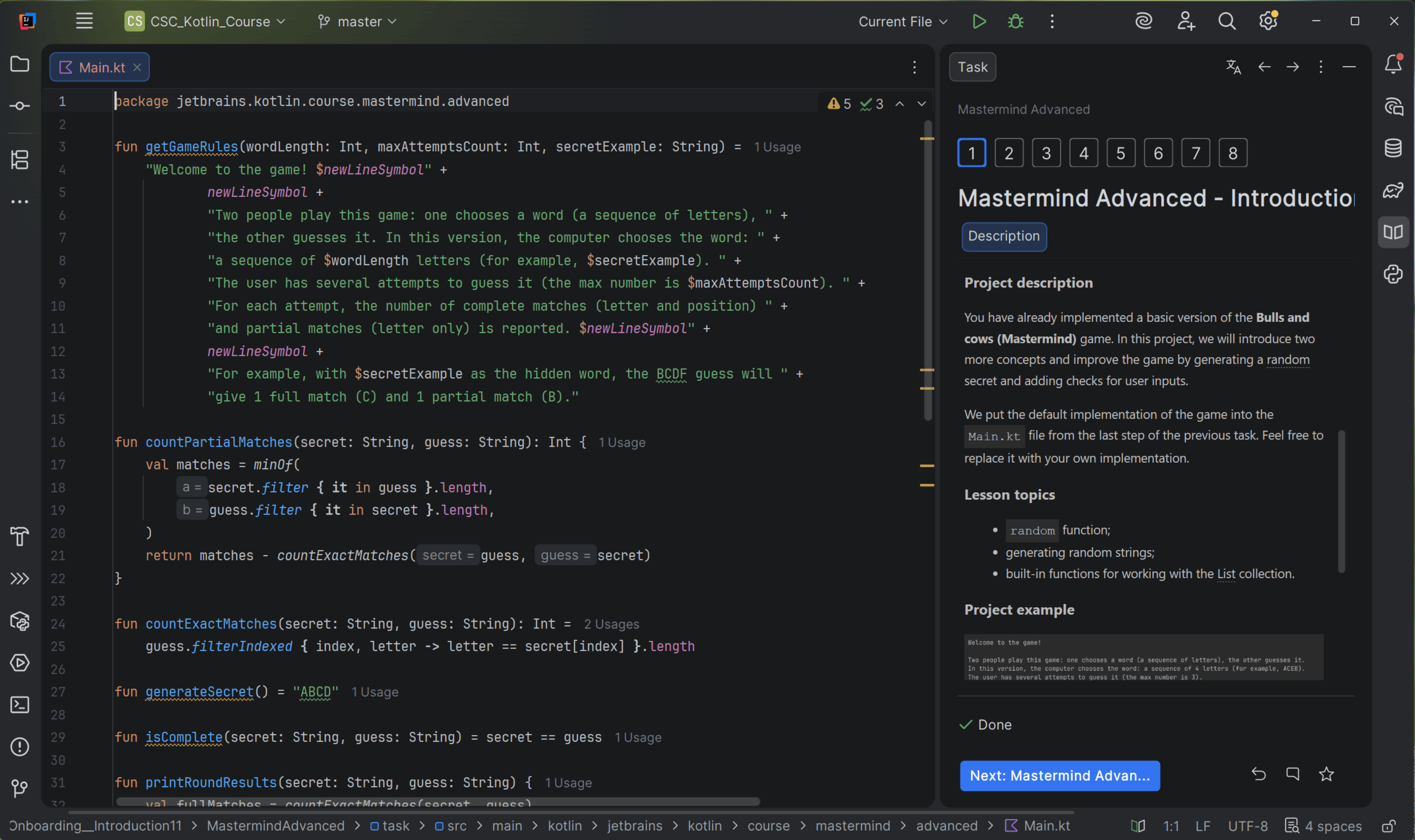 Project-based learning journey (Python)